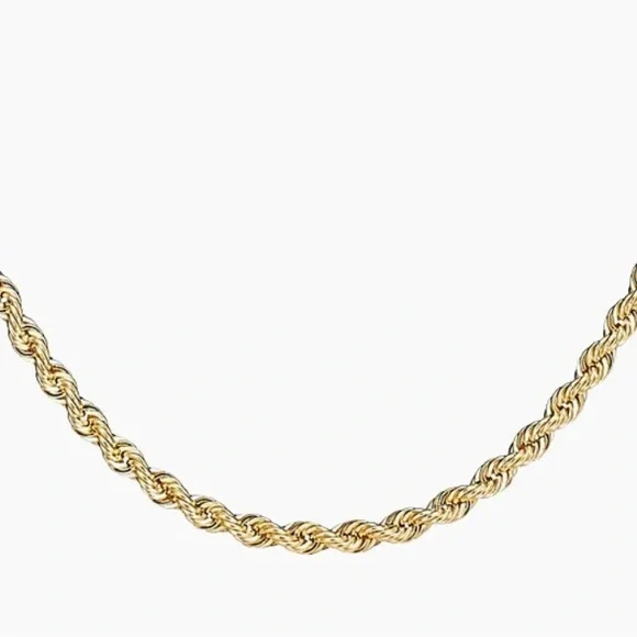 14k Yellow Gold Filled Rope Chain Necklace - 2.7mm - 24 Inches - New Condition - Picture 7 of 7